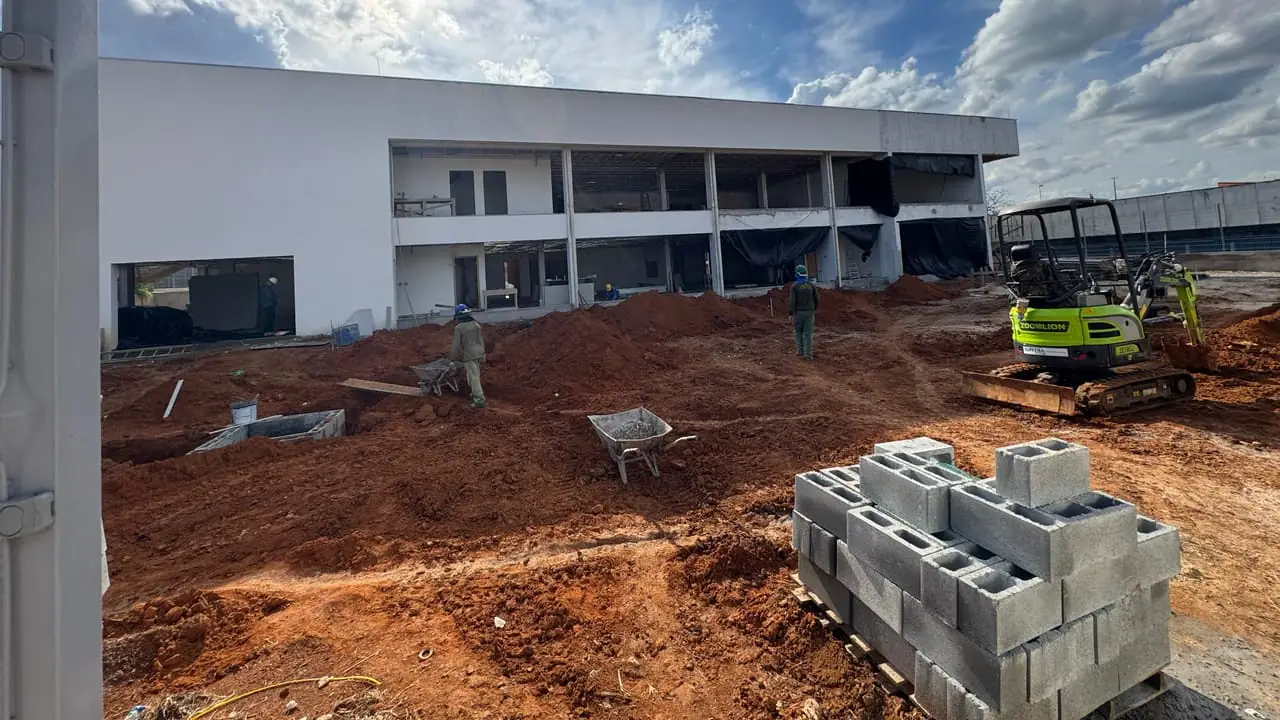 Obra do núcleo da Defensoria Pública em São Sebastião